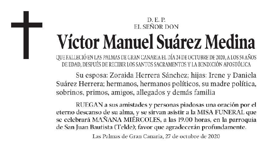 Víctor Manuel Suárez Medina Víctor Manuel Suárez Medina
