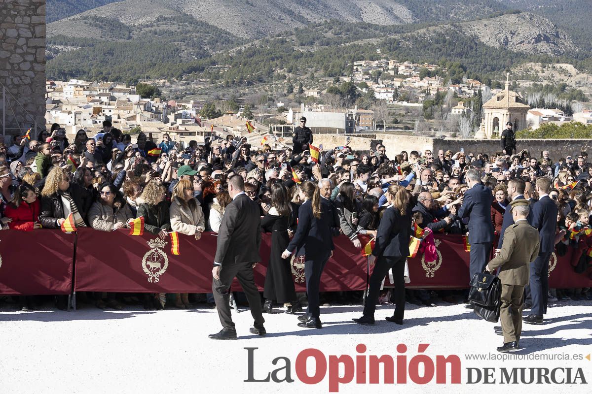 Visita de los reyes de España a Caravaca (explanada de la Basílica)