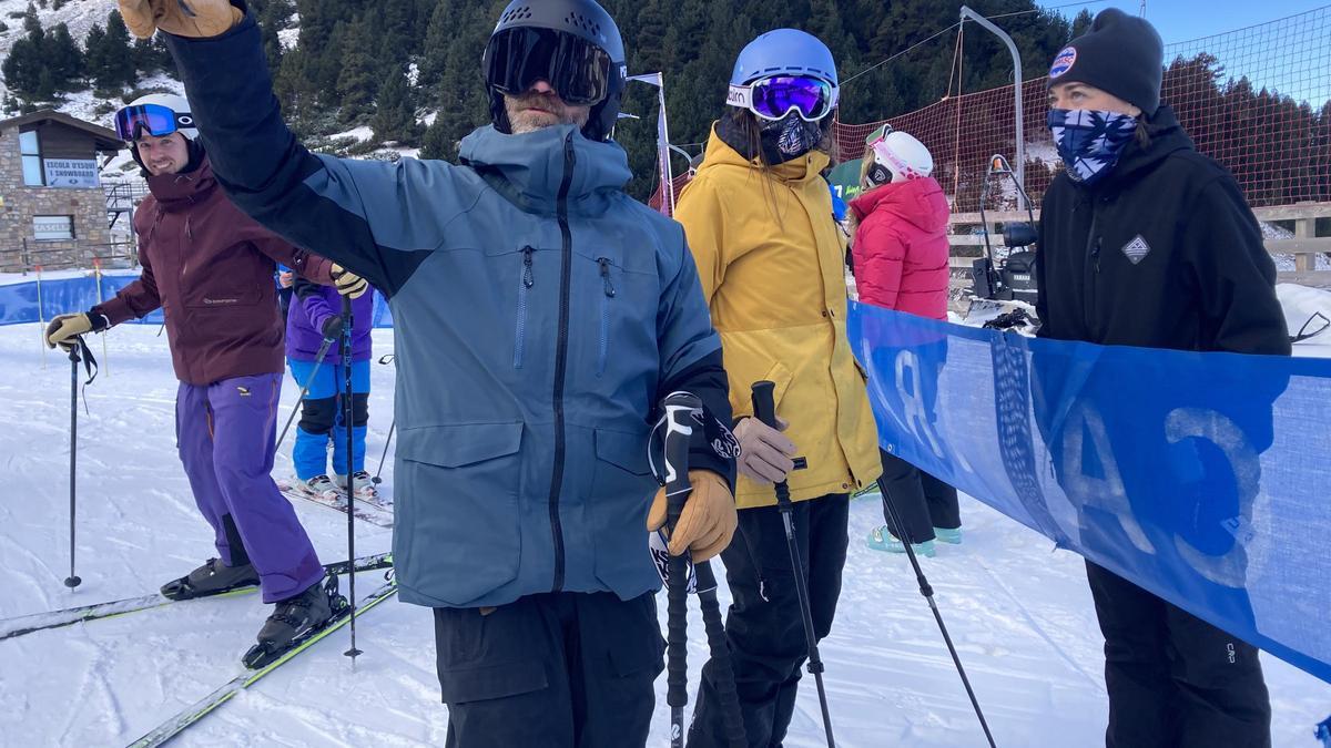 Esquiadors aquest dimecres a Masella
