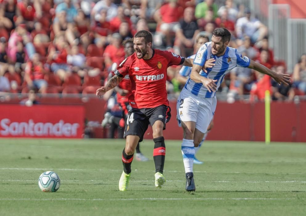 Mallorca-Real Sociedad: Los bermellones encajan su primera decepción