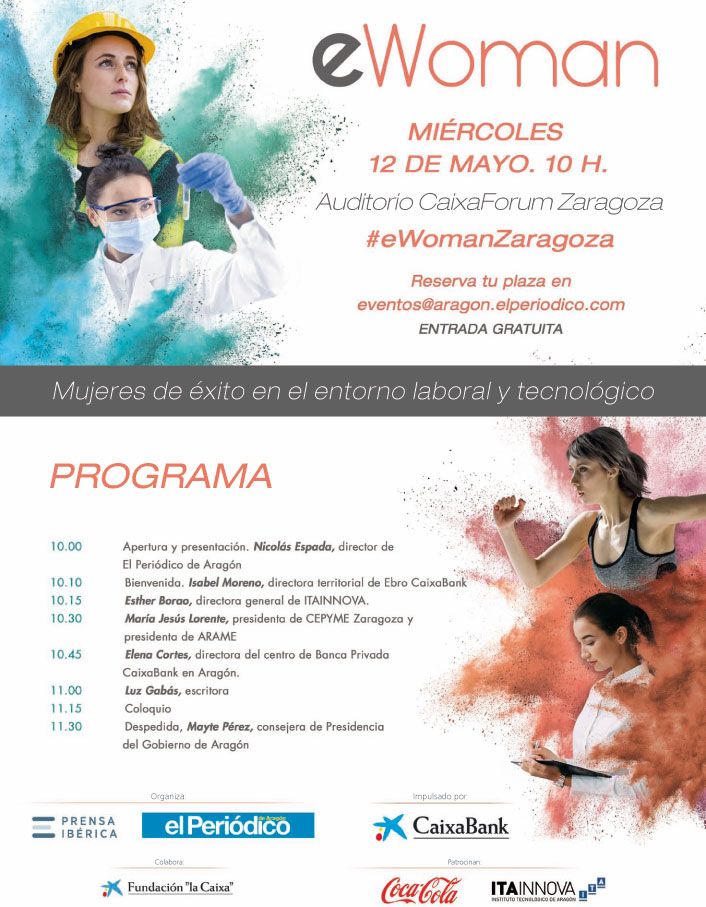 eWoman Zaragoza. Mujeres de éxito en el entorno laboral y tecnológico