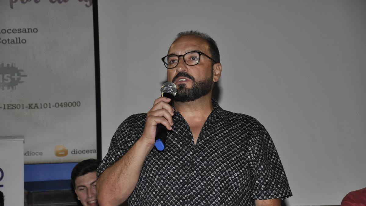 Alfonso Abreu, durante una fiesta de clausura de temporada del Diocesano años atrás.