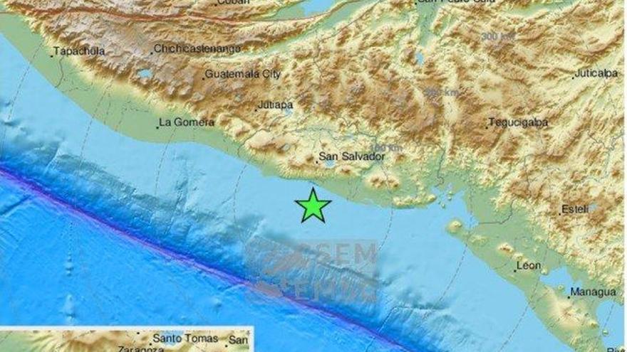 Un sismo de magnitud 4,9 sacude El Salvador