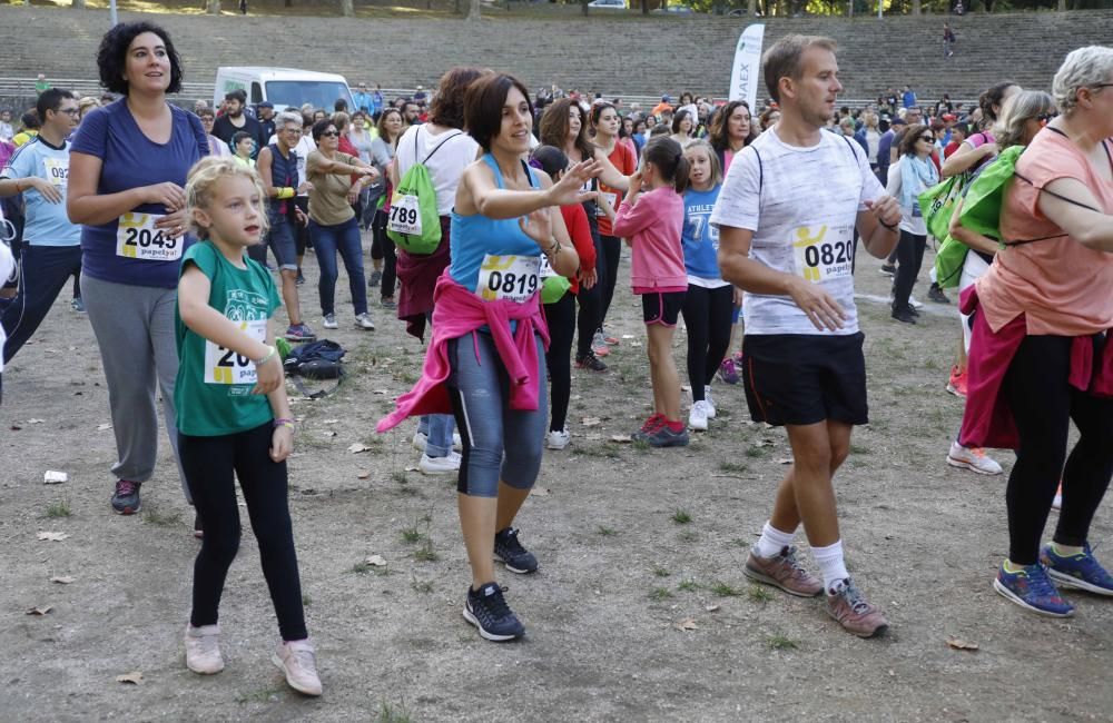 Alrededor de 3.000 personas participaron en la mañana del domingo en la marcha solidaria de 9 kilómetros de Aspanaex.