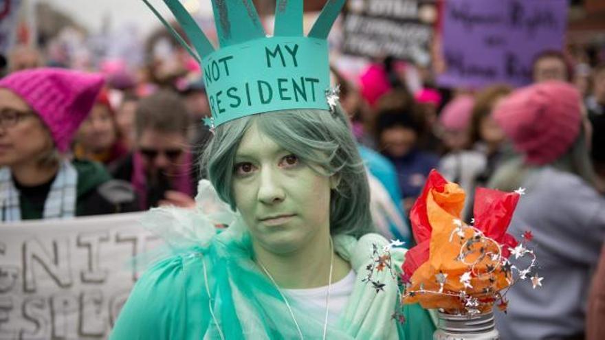 Multitudinaria 'Marcha de las Mujeres' contra Trump en Washington