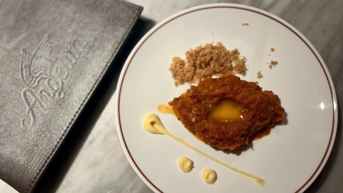 El célebre pisto de Angelita.