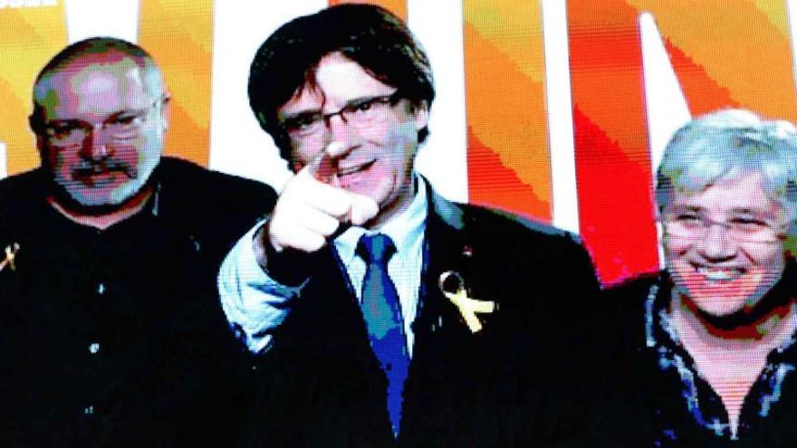 Puigdemont desde Bruselas.