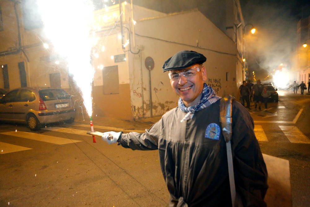 Instante de la Passejà de Sant Onofre celebrada el sábado por la noche en Quart de Poblet.