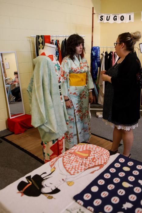 Exposición de kimonos japoneses. Metrópoli Gijón