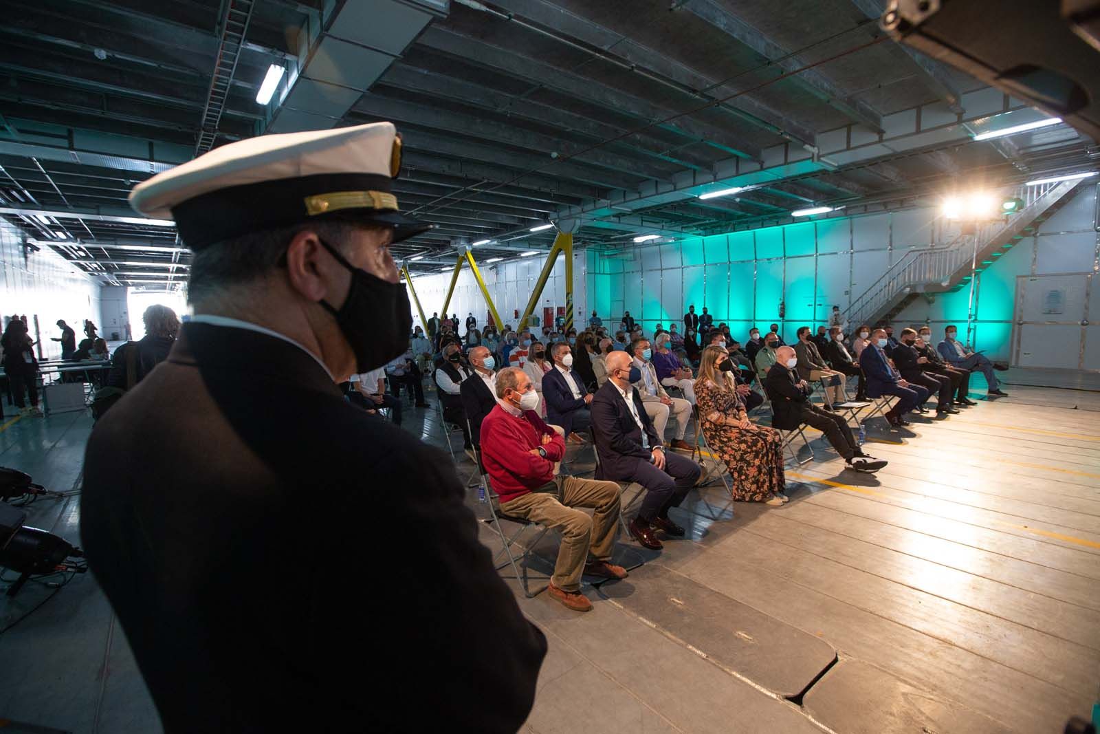 Inauguración del nuevo barco de Baleària, Eleonor Roosevelt.