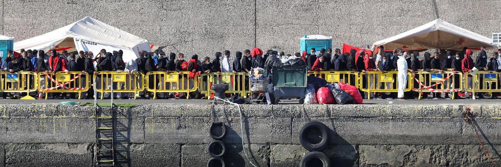 Llegada de migrantes a Canarias en las últimas 24 horas