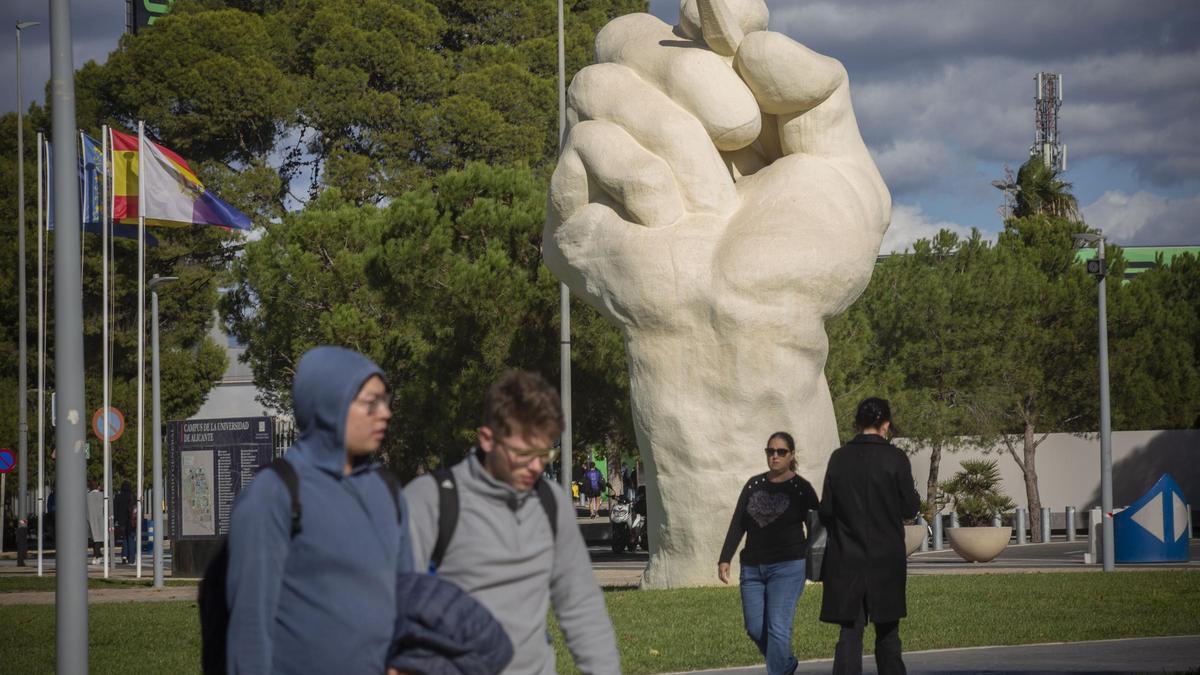 Una imagen del campus de la Universidad de Alicante en San Vicente del Raspeig.