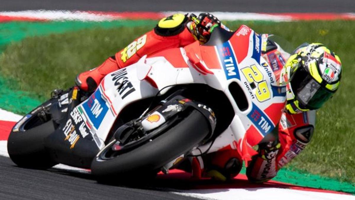 Andrea Iannone, vencedor con la Ducati en Austria