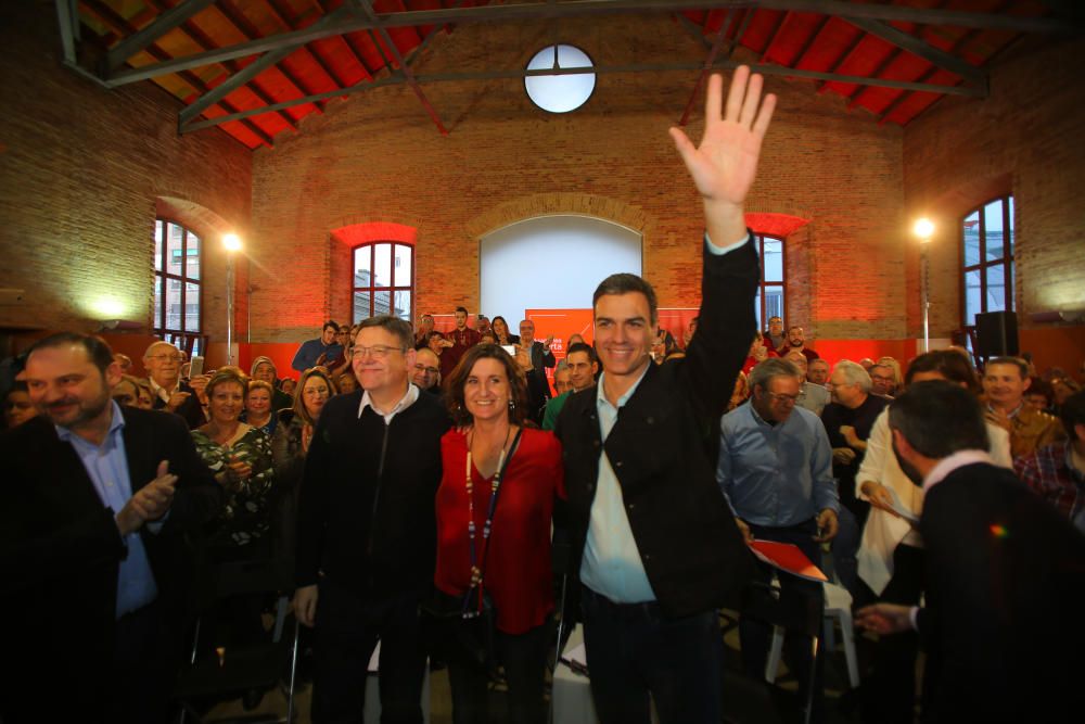 Asamblea abierta del PSPV con la presencia de Pedro Sánchez en València