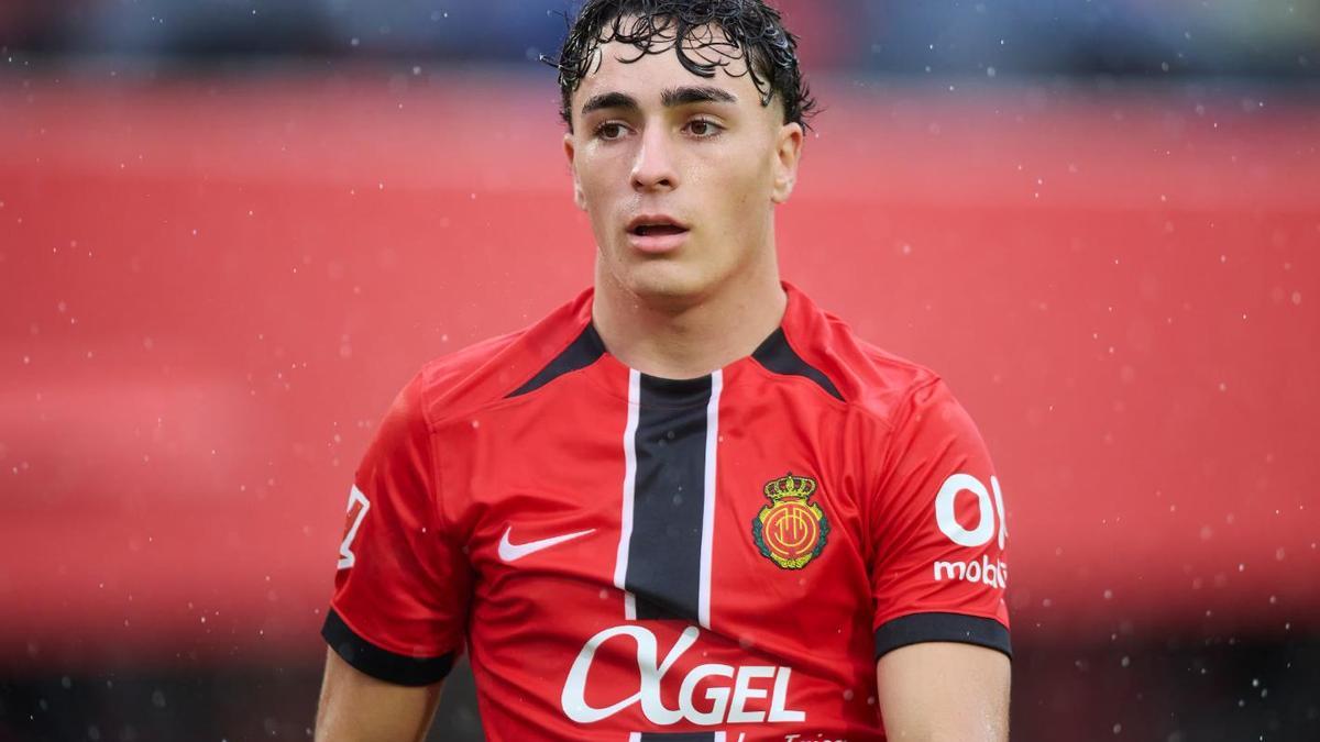 Jan Virgili, jugador del RCD Mallorca