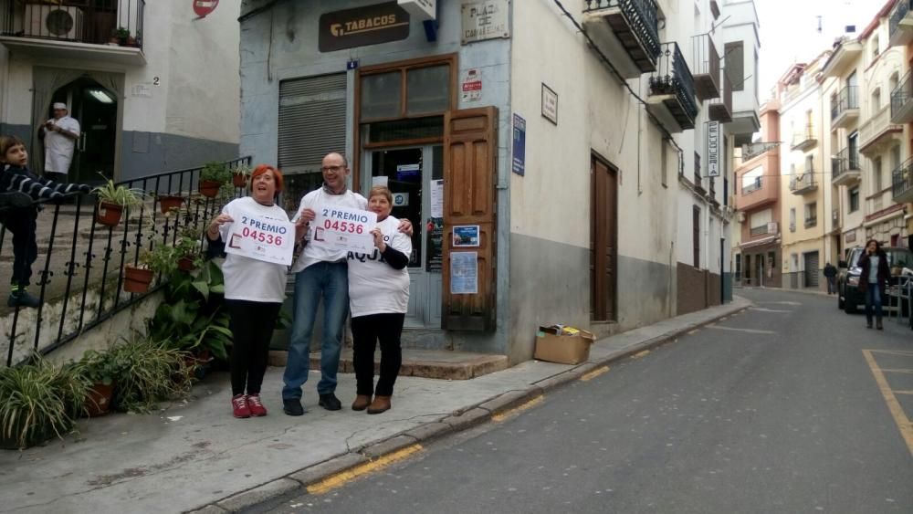 La administración de Lucena del Cid también ha vendido el segundo premio.