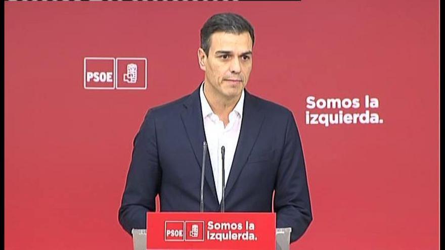 Pedro Sánchez: &quot;Cataluña seguirá siendo España pese a la irresponsabilidad de sus gobernantes&quot;