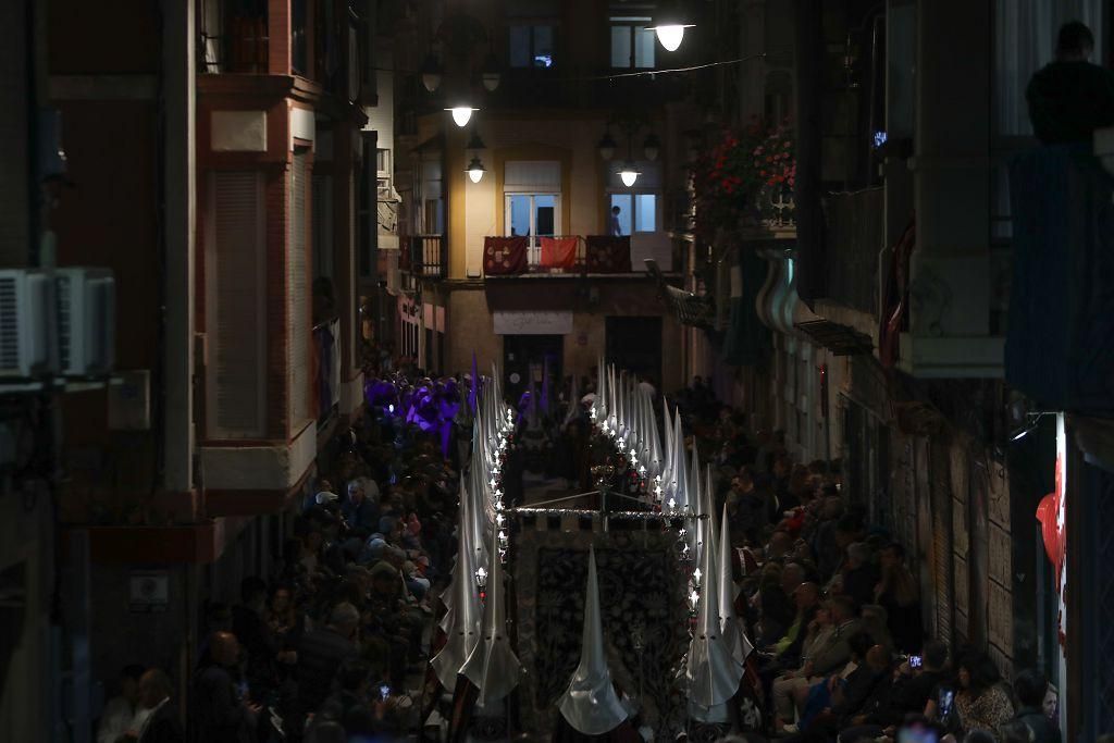 Procesión del Santo Entierro este Viernes Santo en Cartagena, en imágenes
