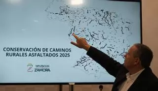 La Diputación de Zamora lanza una nueva convocatoria para financiar íntegramente la reparación de los caminos rurales asfaltados