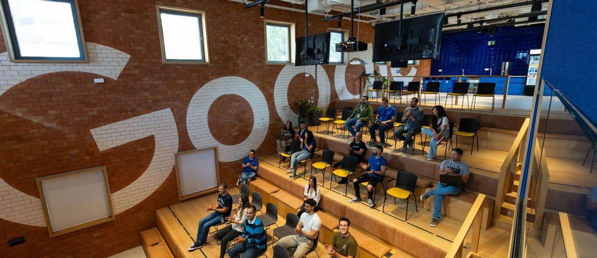 Sede del centro de
ciberseguridad de Google en
Málaga. l.o.