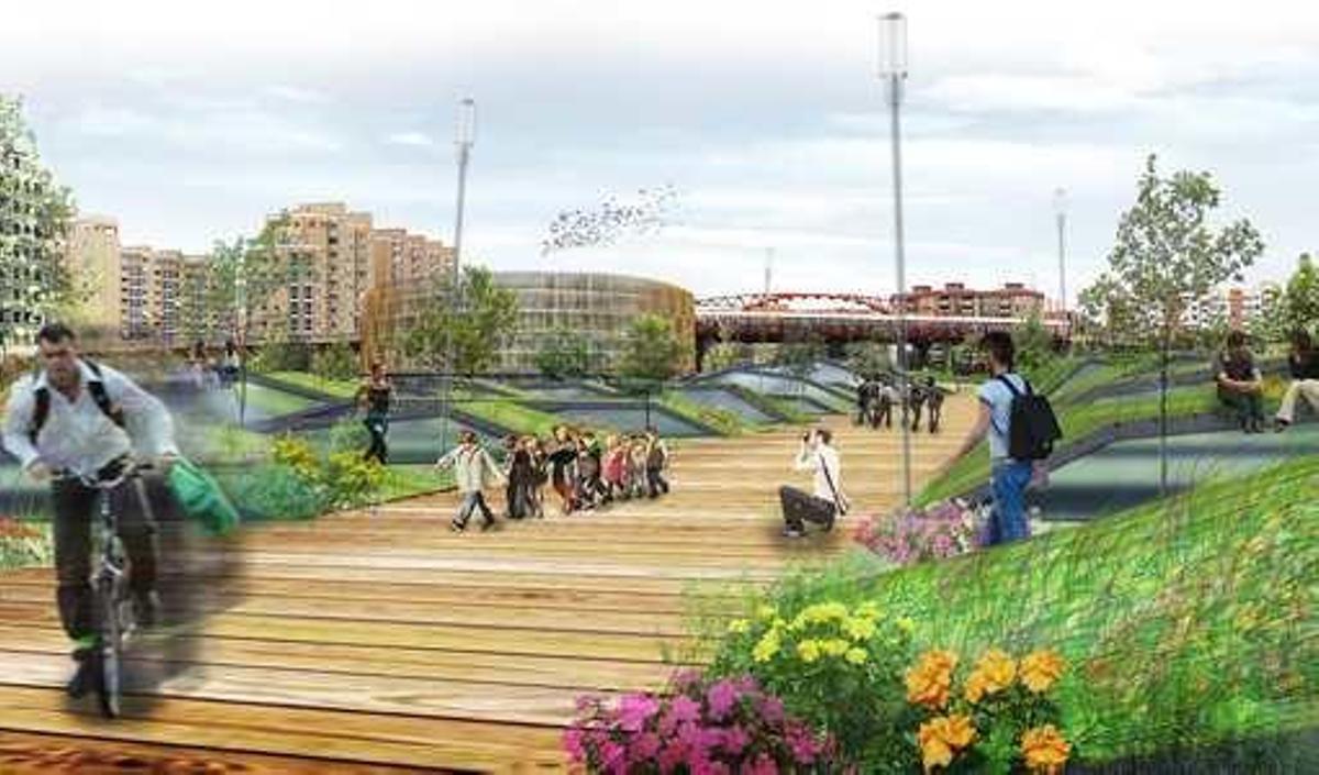 La idea más verde para el soterramiento de las vías
