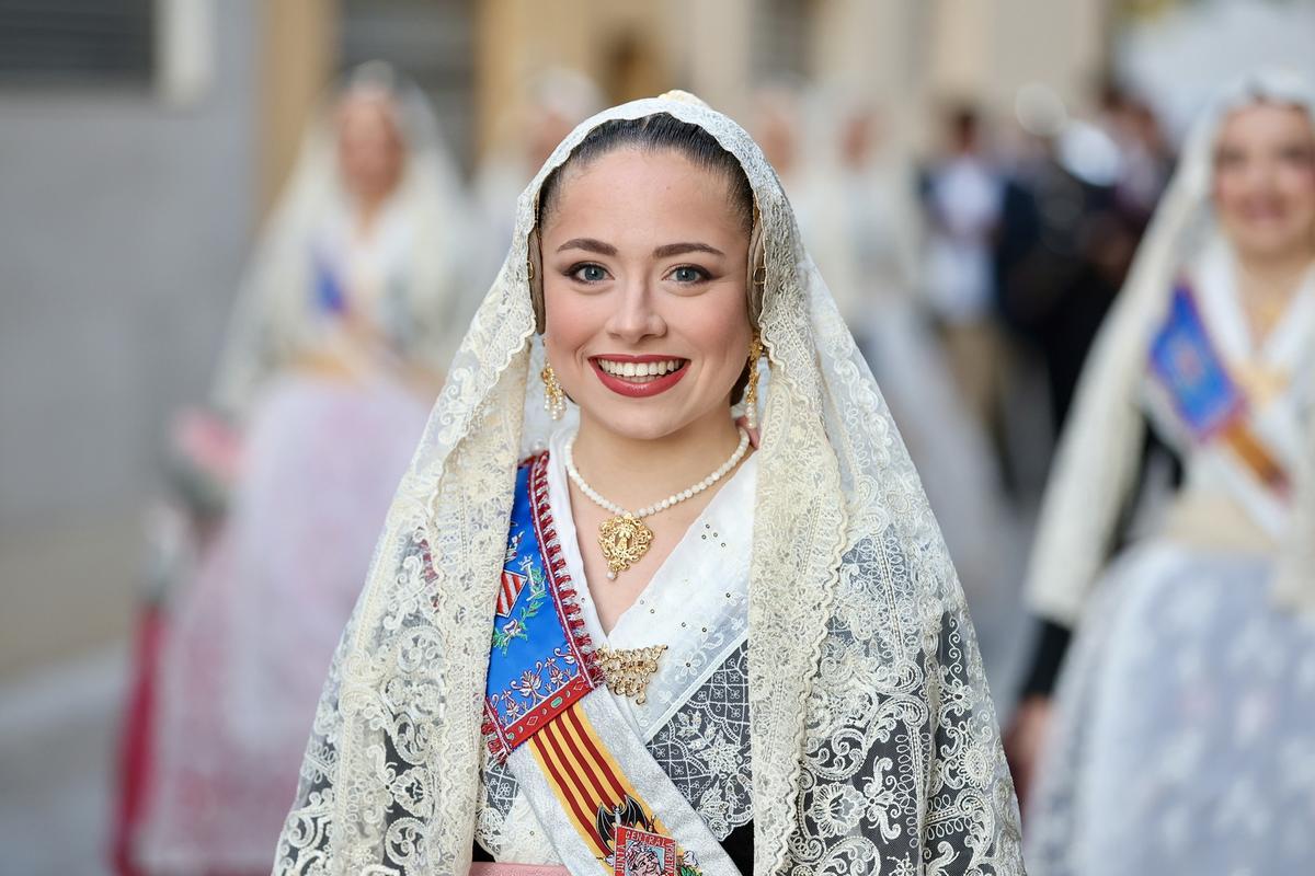 Marta Salvador procesionó en casa