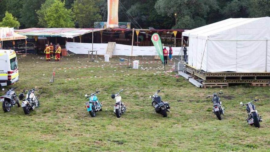 Espacio donde se celebraba el concierto.