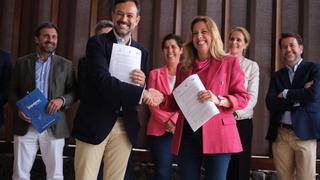 Acuerdo de CC y PP para gobernar en el Cabildo de Tenerife