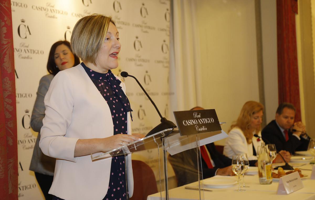 Carme Ripolles Castello 13052019 Desayuno informativo de Amapro Marco pspv psoe alcaldesa en Casino Antiguo de Castello Maria Jose Salvador consellera infraestructuras