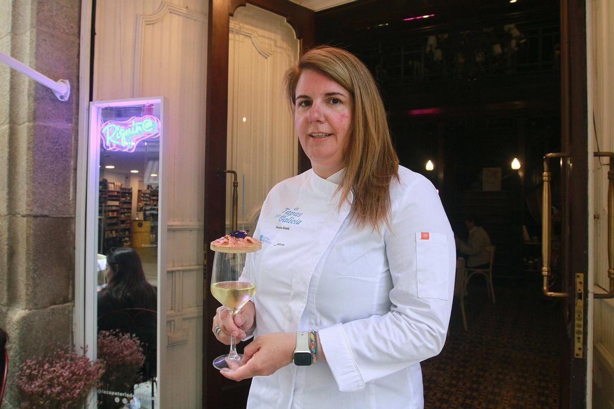 Beatriz Alcalá, con su tapa 'Apagón'.