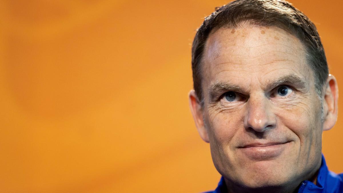 Frank de Boer, seleccionador de Países Bajos.