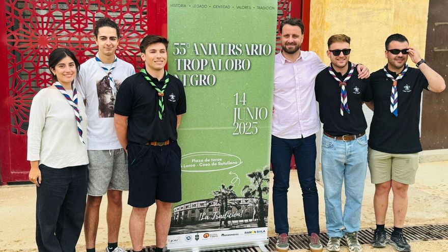 La Tropa &#039;Lobo Negro&#039;, de los scouts de Lorca, se propone llenar la plaza de toros por su aniversario