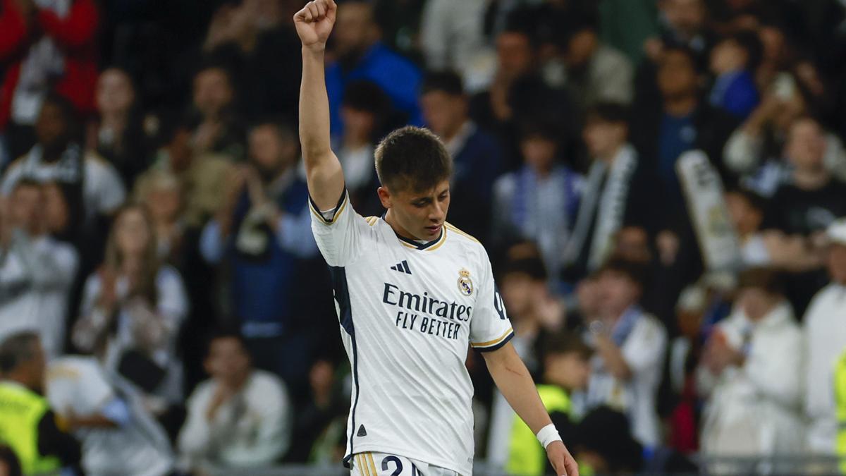 Guler celebró el gol