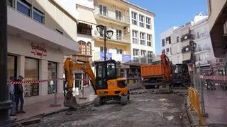 Comienzan las obras de reforma de la calle Terraza, una de las principales vías comerciales de Estepona