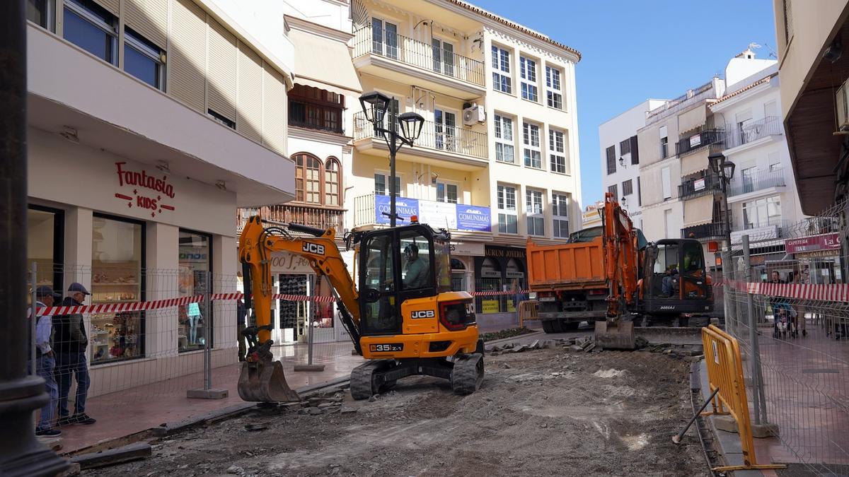 Estepona ha iniciado las obras de reforma de la calle Terraza.