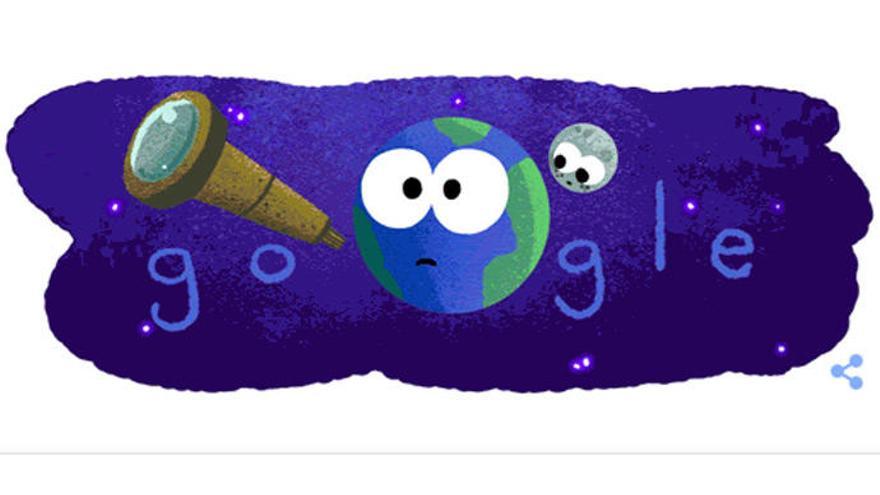 Google celebra el descubrimiento de exoplanetas.