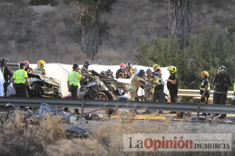 Grave accidente en Sangonera la Seca