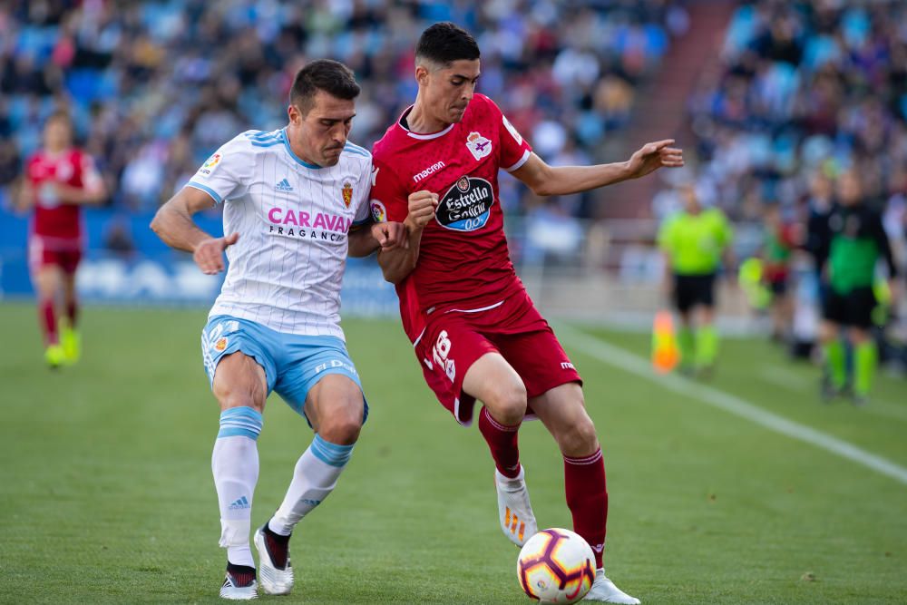 El Dépor gana en Zaragoza y sueña con el ascenso