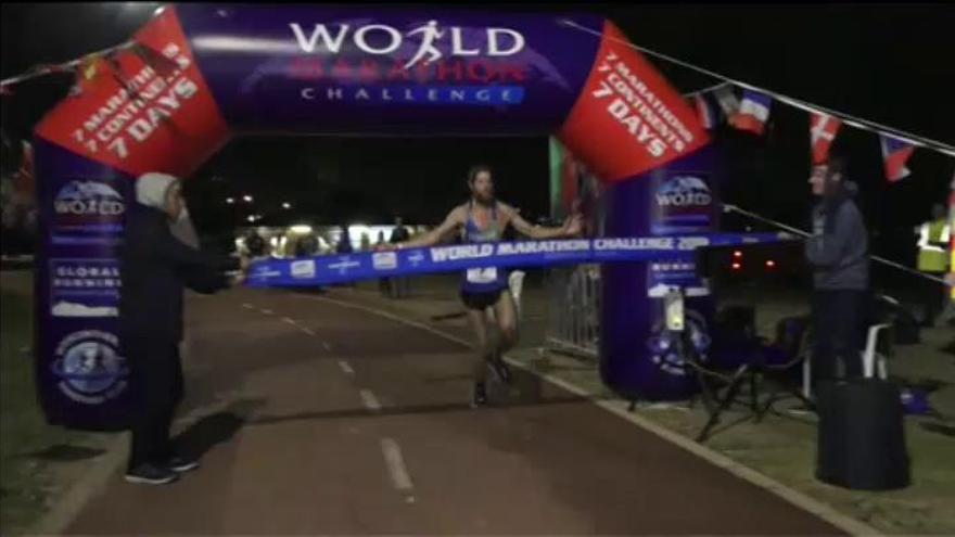 Corren siete maratones en siete continentes durante siete días consecutivos