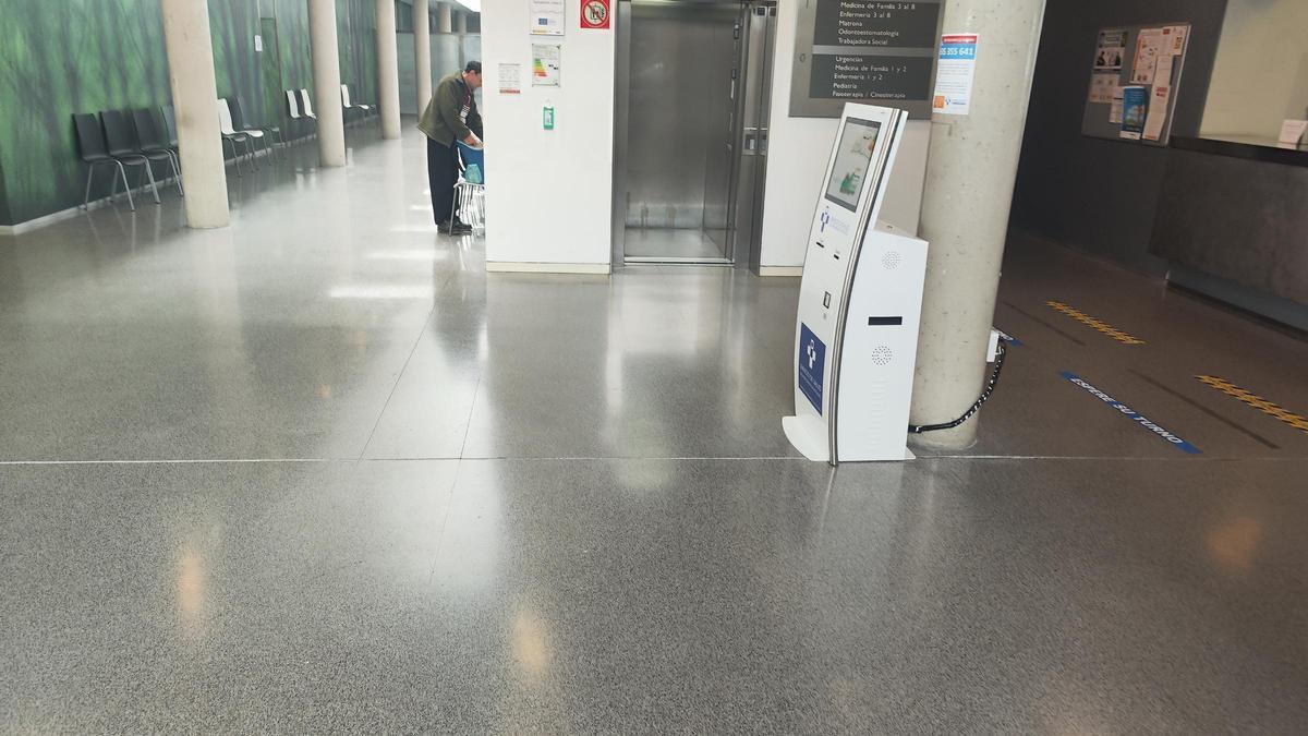 Una de las máquinas colocadas en el ambulatorio de Mieres Sur.
