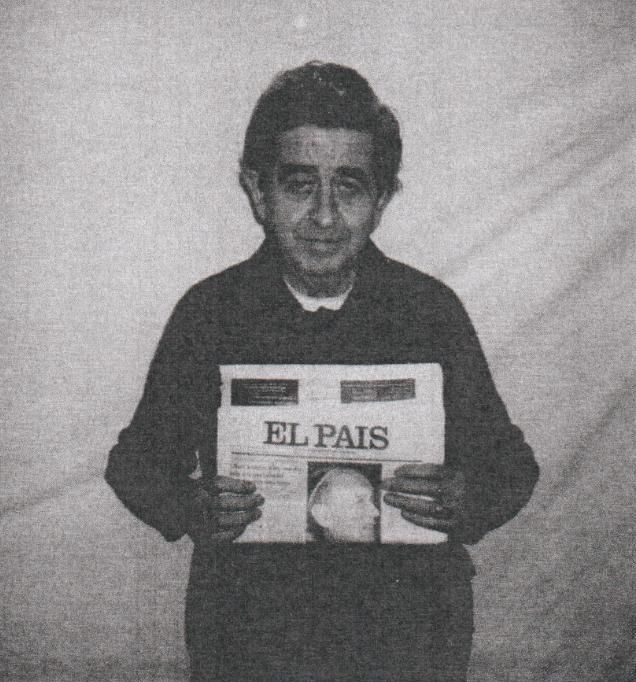 Fotografía que ETA envió a la familia Suñer como prueba de vida antes del pago del rescate y de su liberación.