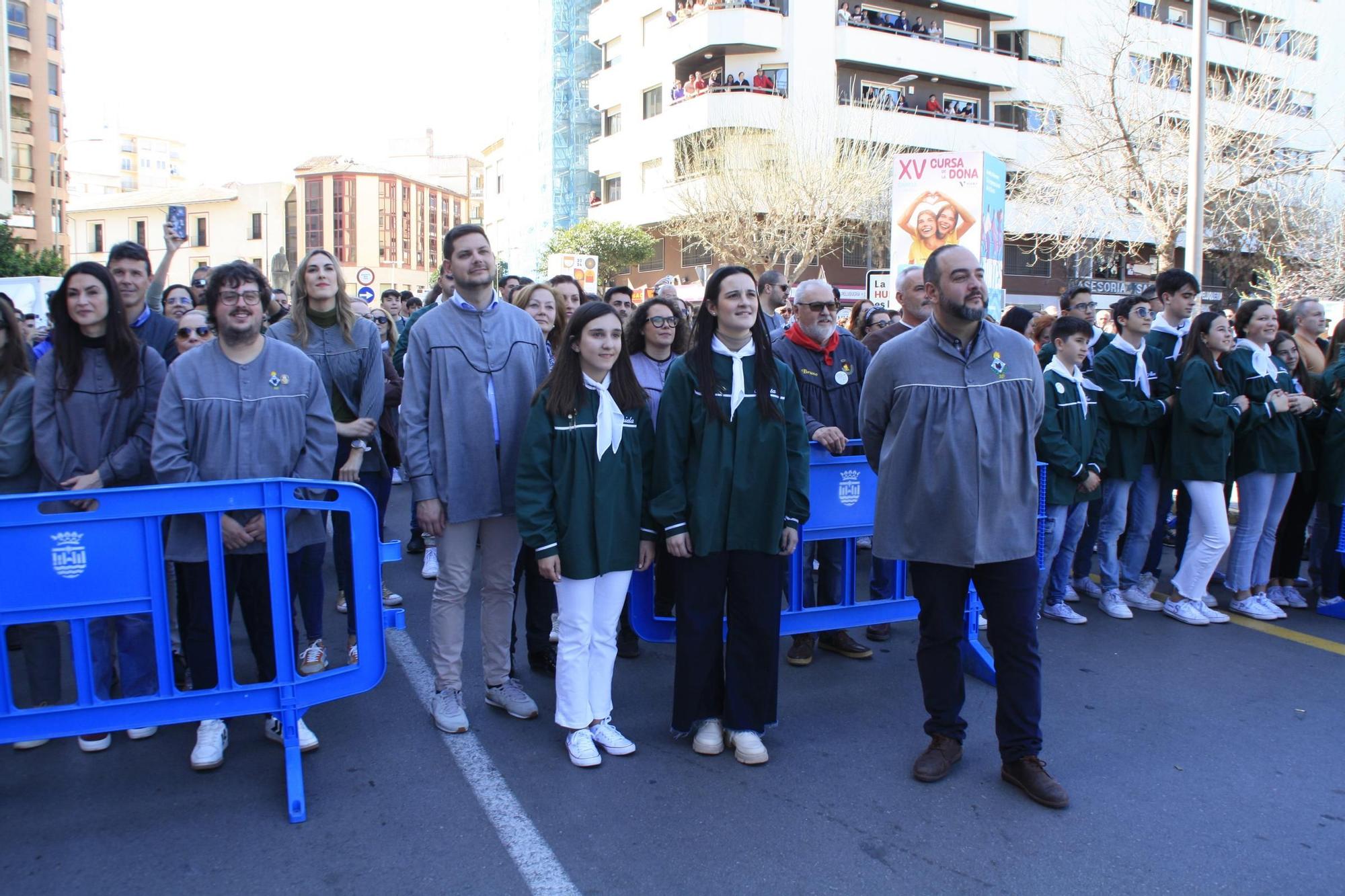 Las imágenes de la "mascletà" del 15 de marzo en Gandia