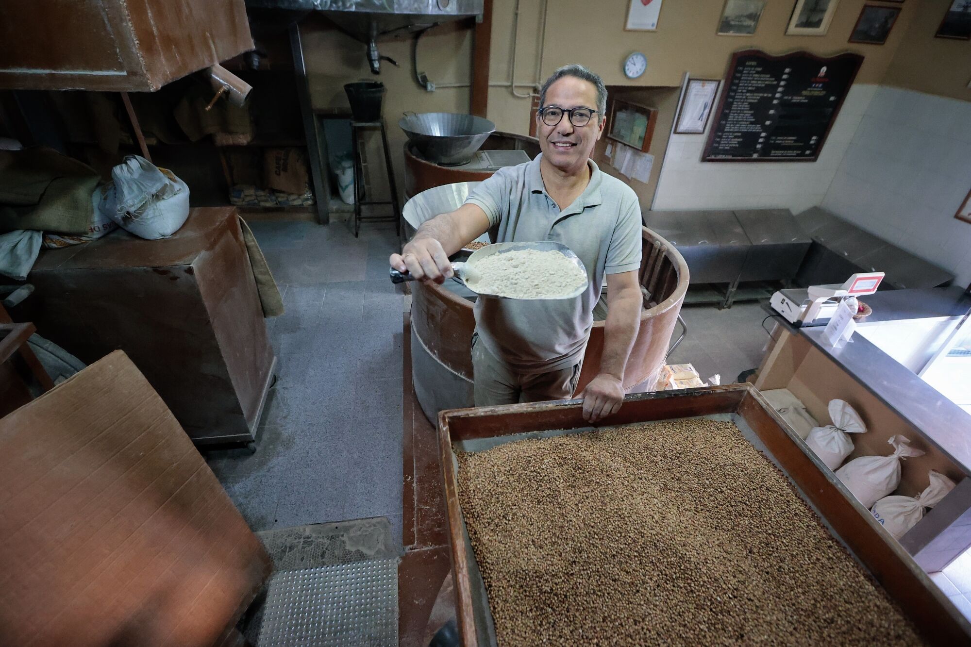 Molino de gofio de más de 100 años en La Laguna