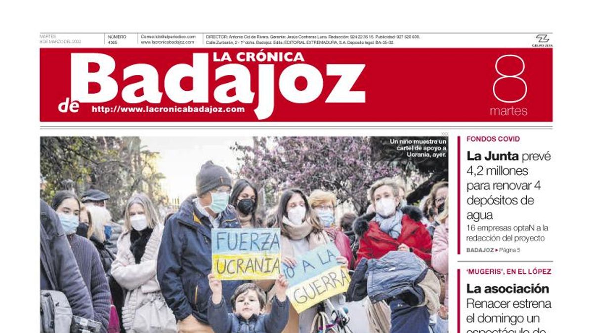 Consulta la portada correspondiente al día 8 de marzo del 2022