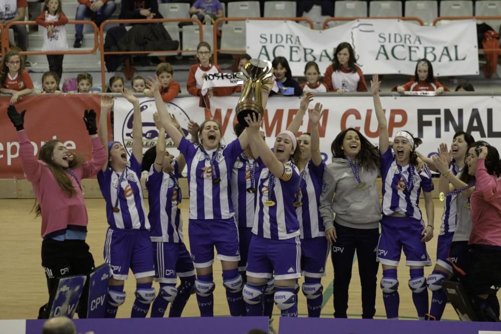 Final de la Copa de Europa de hockey en el Palacio de Deportes de La Guía.