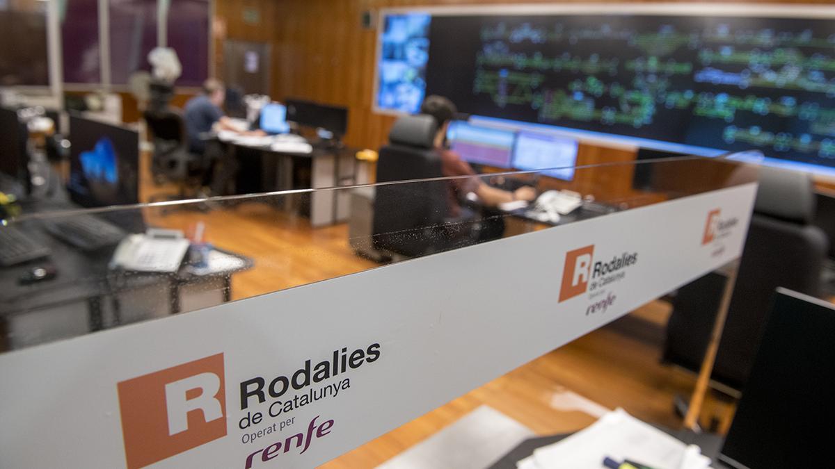 Centro de Control de Rodalies en las estaciones de França y el Clot