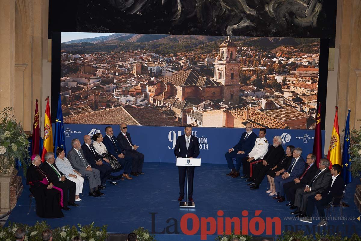 Acto del Día de la Región en Caravaca