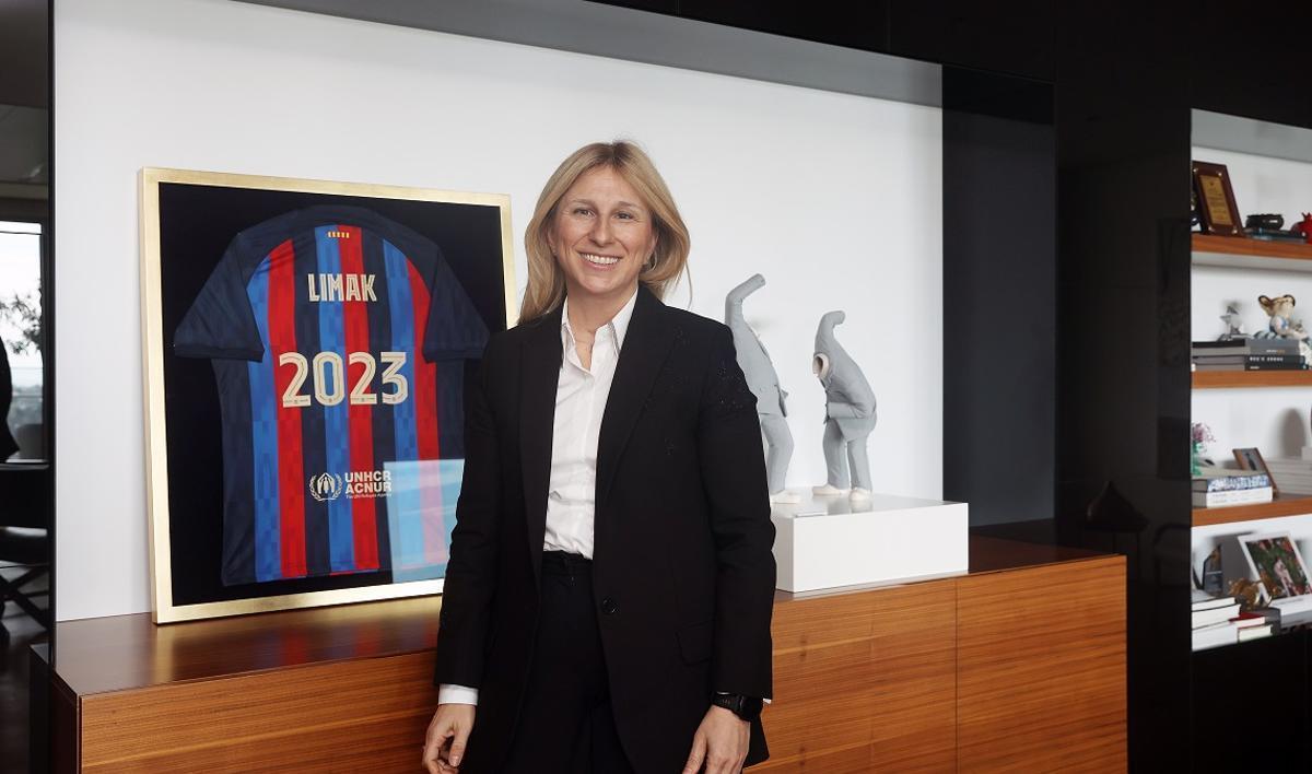 Ebru Özdemir, presidenta de Limak Holding: Confiamos en que terminaremos la remodelación del Camp Nou en 18 meses.