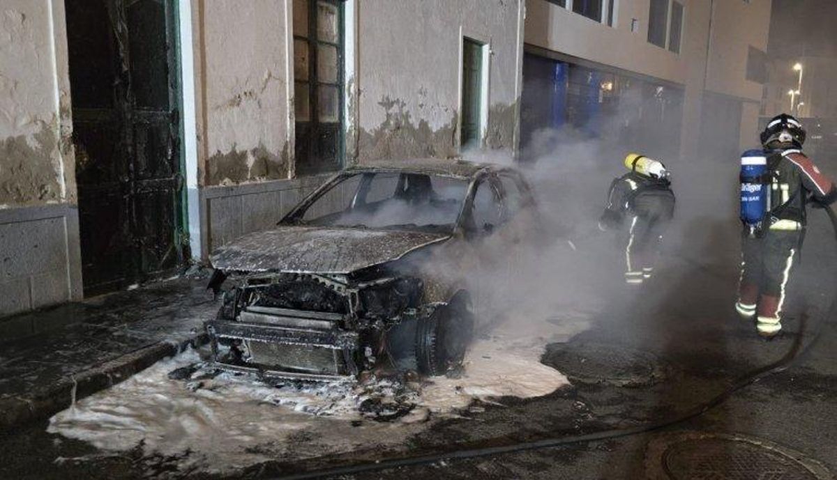 Incendio de vehículo