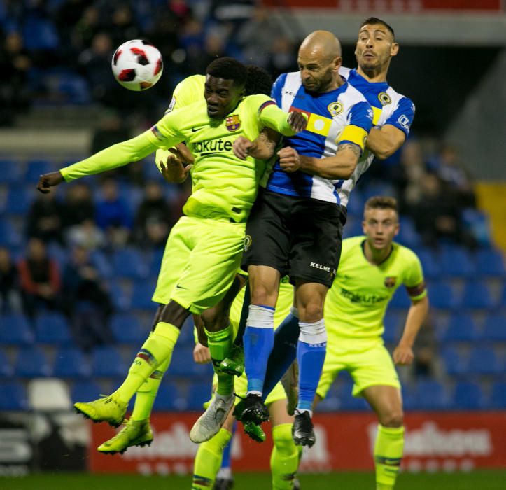 El Hércules recupera sus señas de identidad ante el Barça B